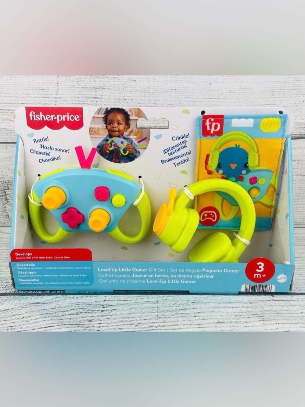 Fisher Price Level-Up Little Gamer Set For Ages 3m+ Sensory & Fine Motor New